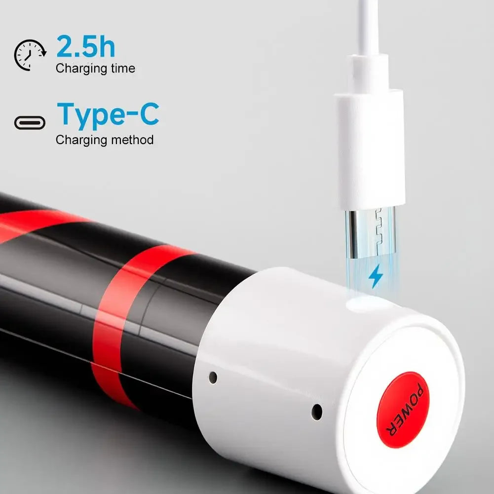 Car Flexible Bendable LED Mechanic Work Light Type-C Charging Waterproof 3 Modes Rechargeable Inspection Flashlight