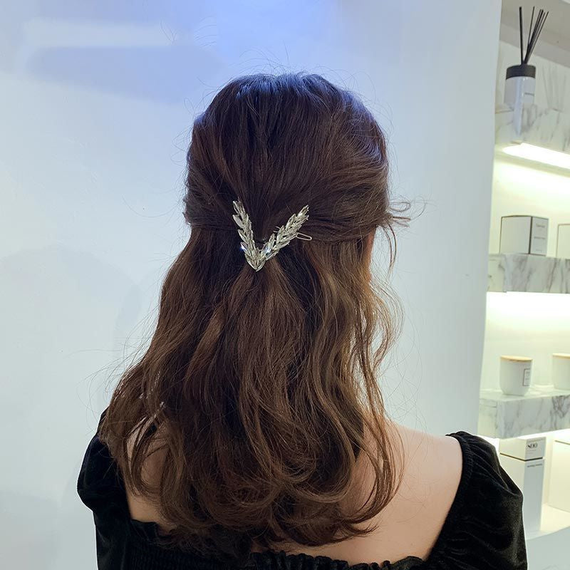 Korean V Shape Buckle Hairpins Girls Hair Accessories Headwear