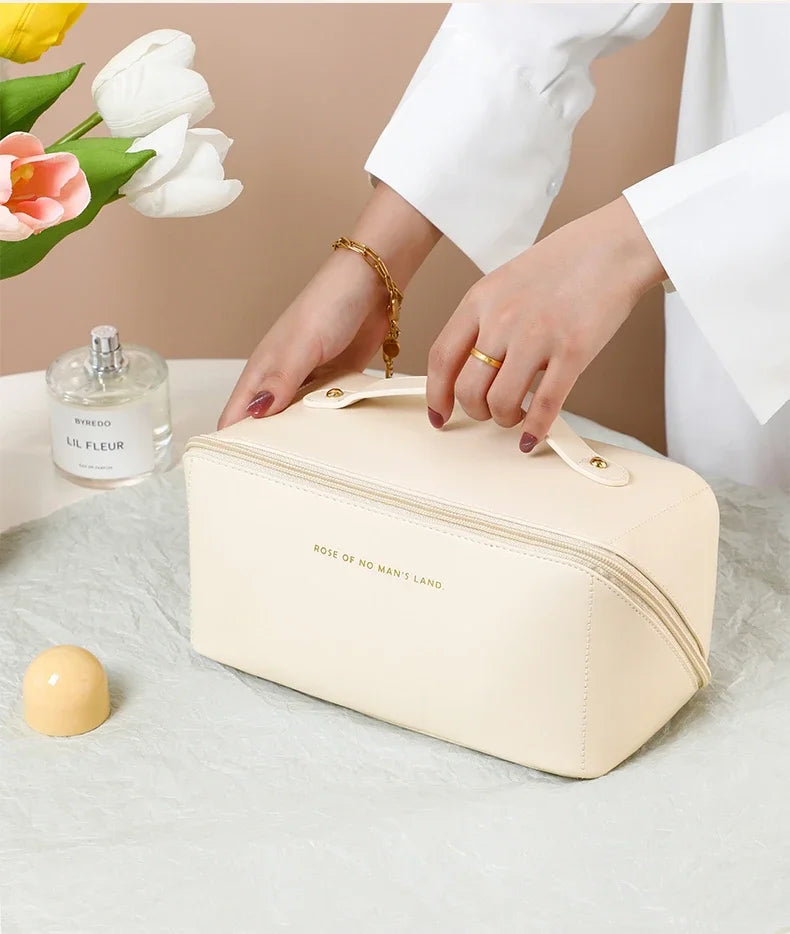 PU Leather Portable Travel Toiletry Bag