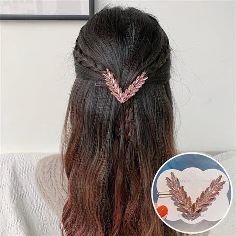 Korean V Shape Buckle Hairpins Girls Hair Accessories Headwear