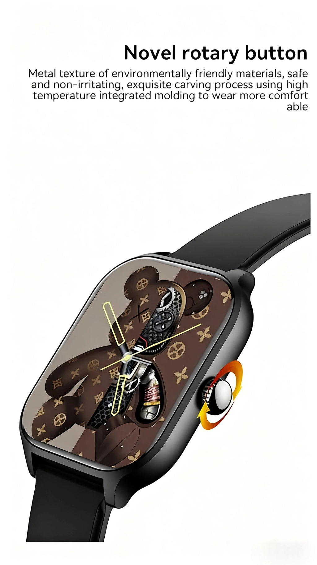 Intelligent Watch Bluetooth Call Remote Photography Sleep Monitoring Multiple Sports Modes Heart Rate Blood