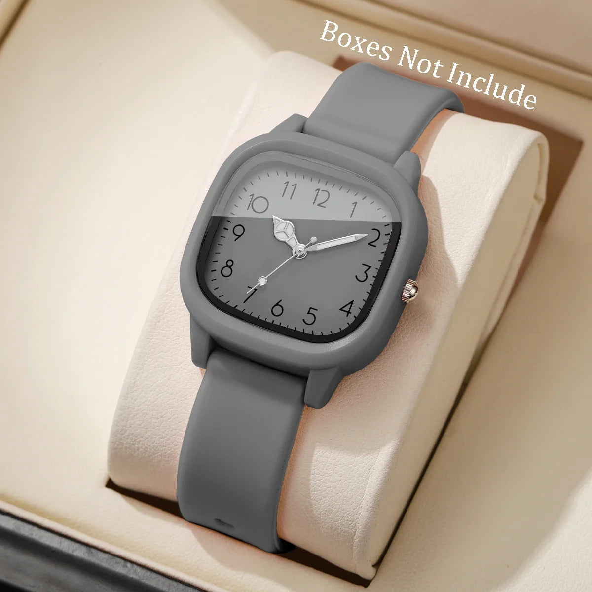 Women Quartz Watch Casual Silicone Band Ladies Wristwatch