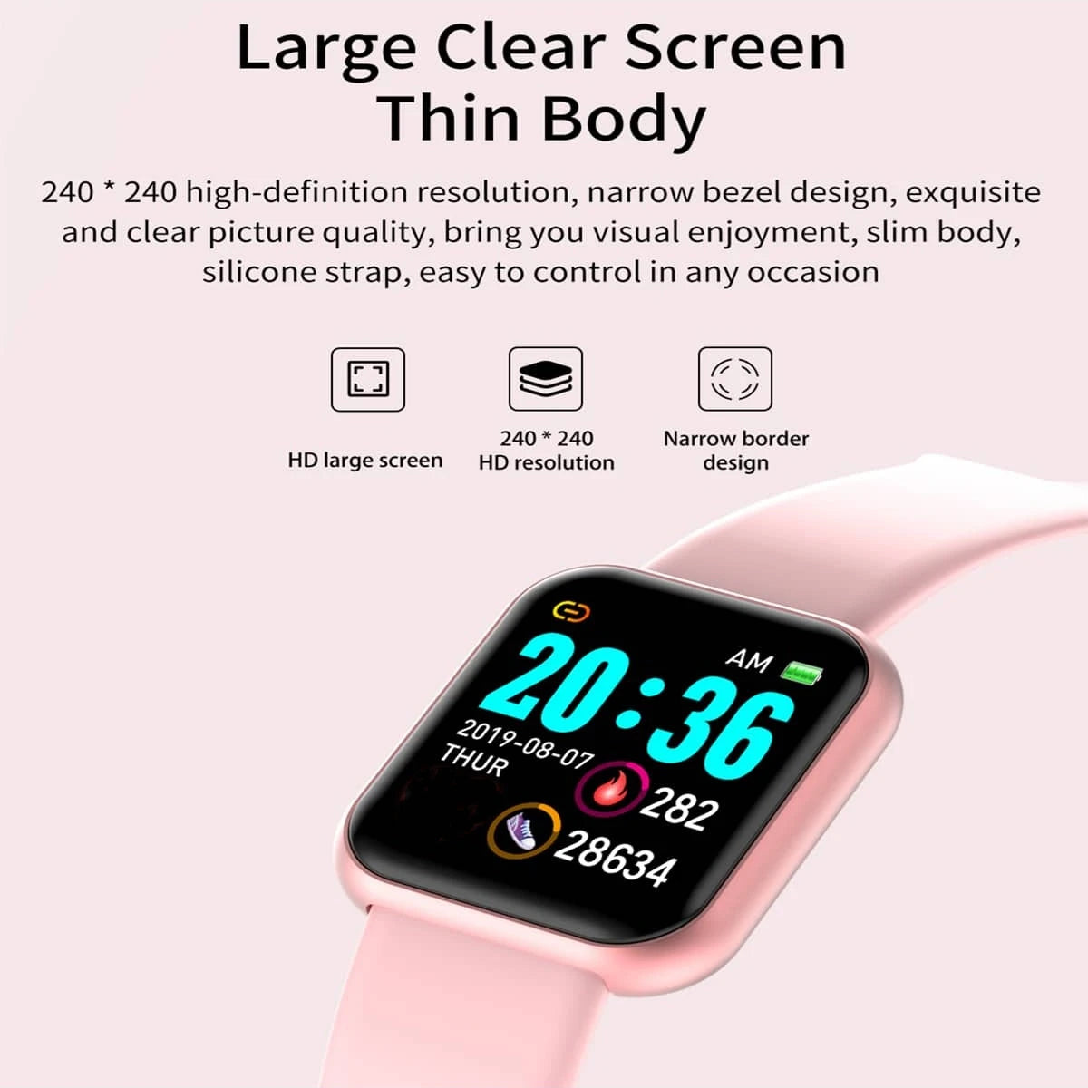 Smart Watches Women Men Bluetooth Connected Phone Music Fitness Sports Bracelet Sleep Monitor