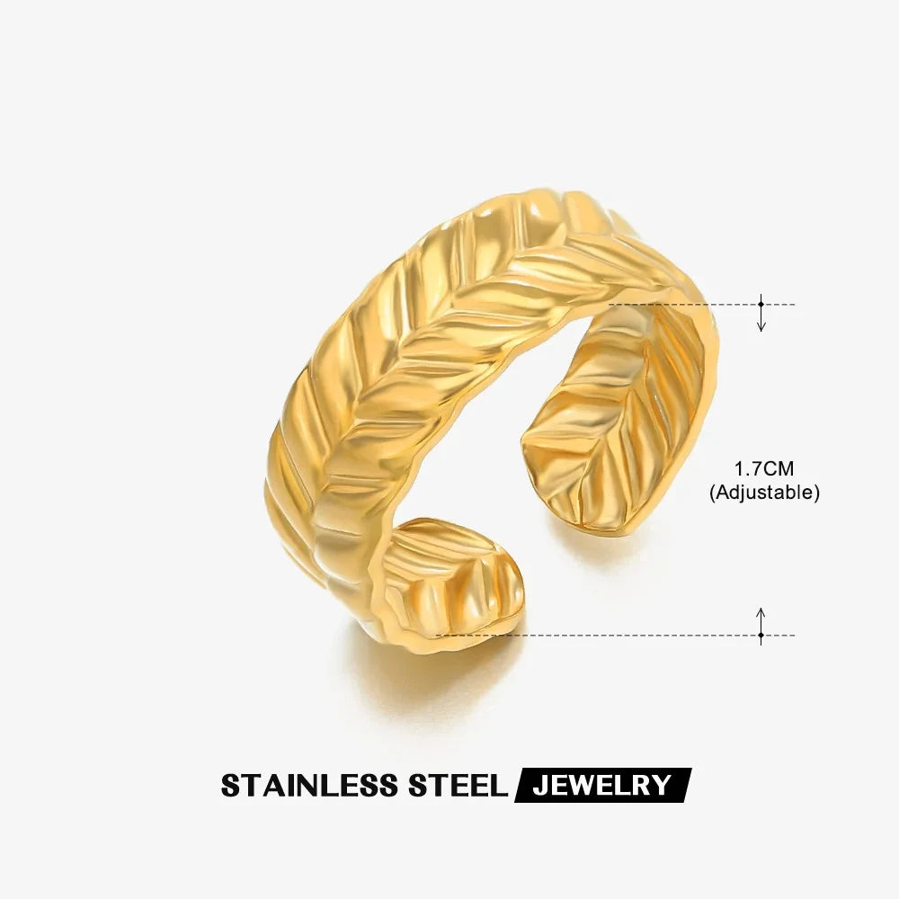 Stainless Steel Shell Rings for Women