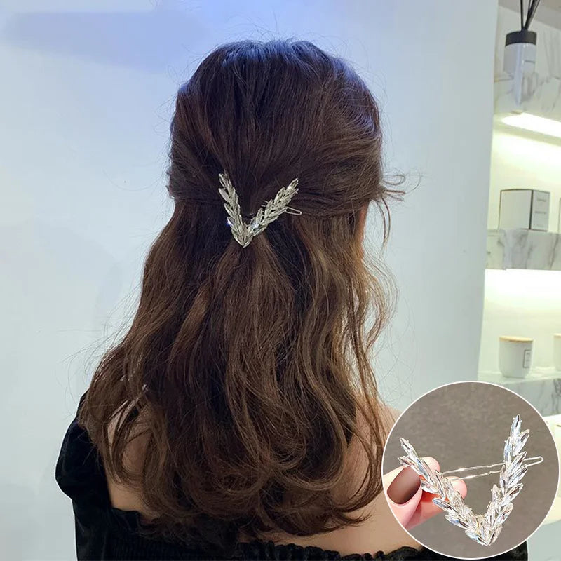Korean V Shape Buckle Hairpins Girls Hair Accessories Headwear