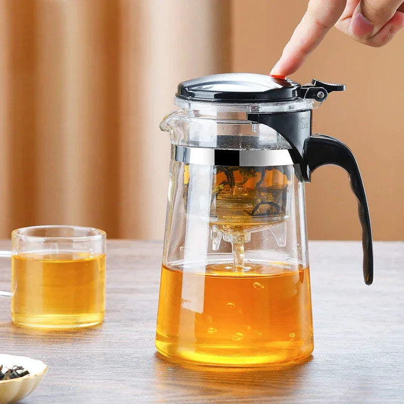 Glass Teapot Flower Tea Kettle