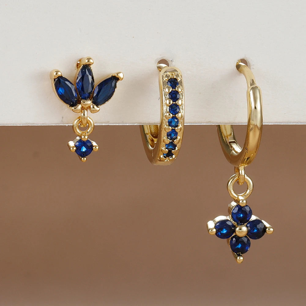 Flower Dangle Earring Piercing Jewelry