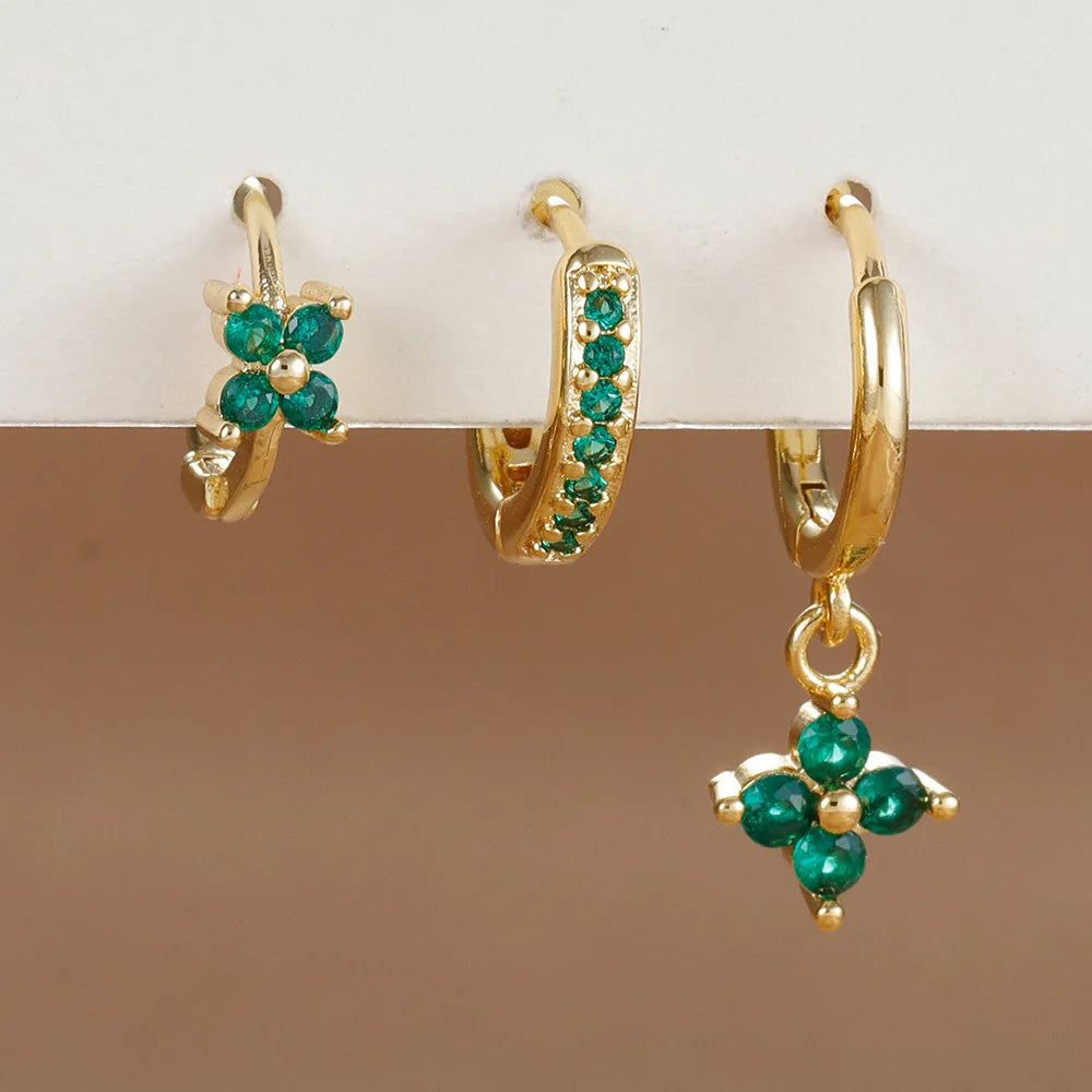 Flower Dangle Earring Piercing Jewelry