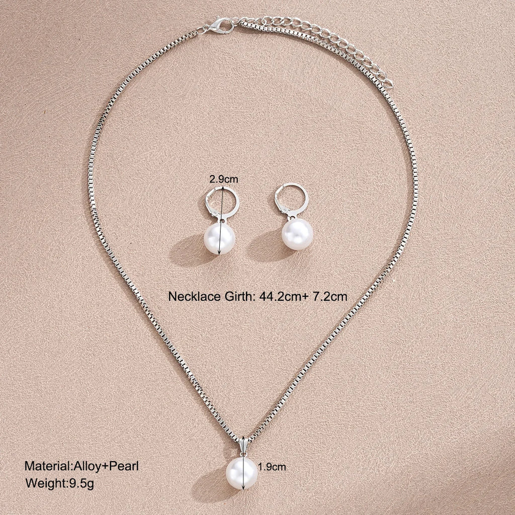 Jewelry Set For Women Dangle Earrings Pendant Necklace