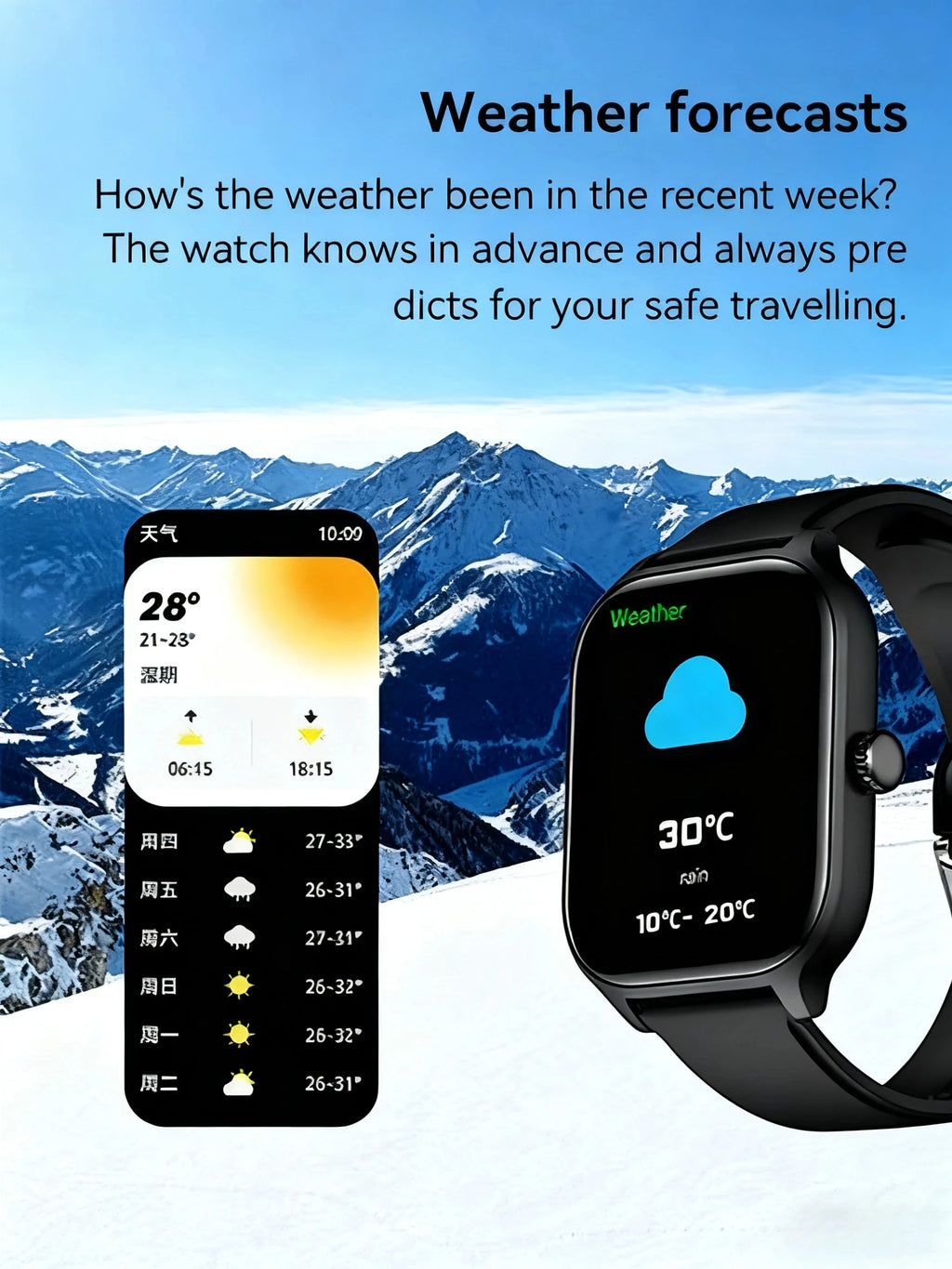 Intelligent Watch Bluetooth Call Remote Photography Sleep Monitoring Multiple Sports Modes Heart Rate Blood