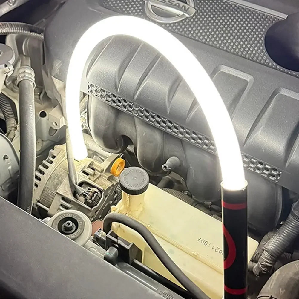 Car Flexible Bendable LED Mechanic Work Light Type-C Charging Waterproof 3 Modes Rechargeable Inspection Flashlight