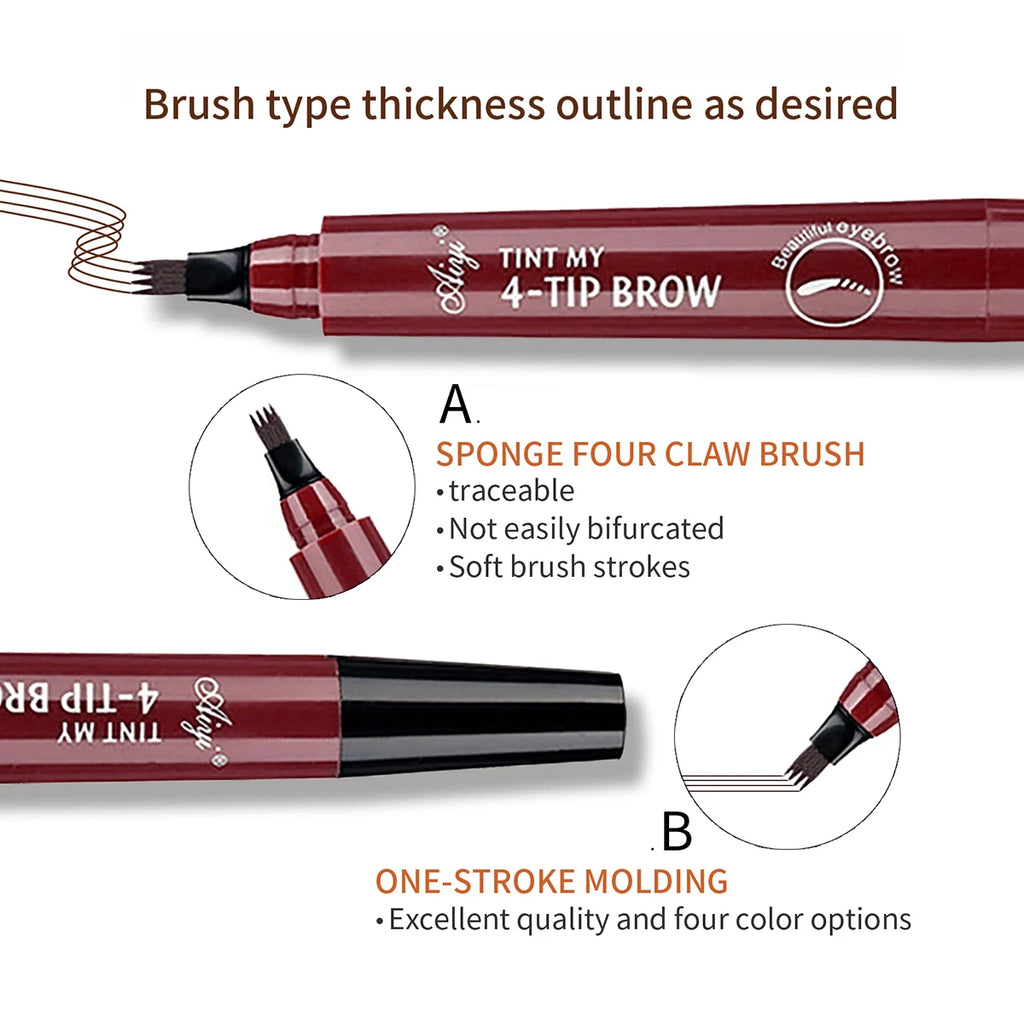 waterproof eyebrow pencil natural long-lasting eyebrow makeup five colors