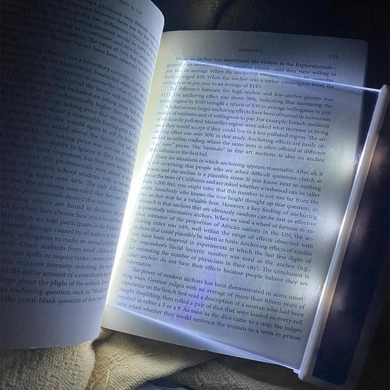 LED Flat Panel Night Vision Reading Light Eye Protection Reading Light