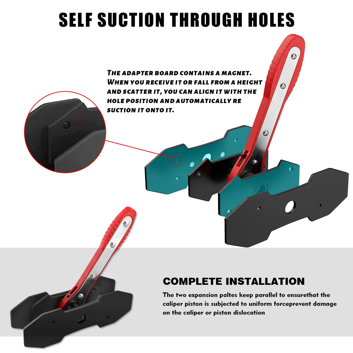 Car Ratchet Brake Piston Caliper Spreader Tool Stainless Steel Press Twin Quad Separator Pad Disc Repair Kits Brake Caliper Tool
