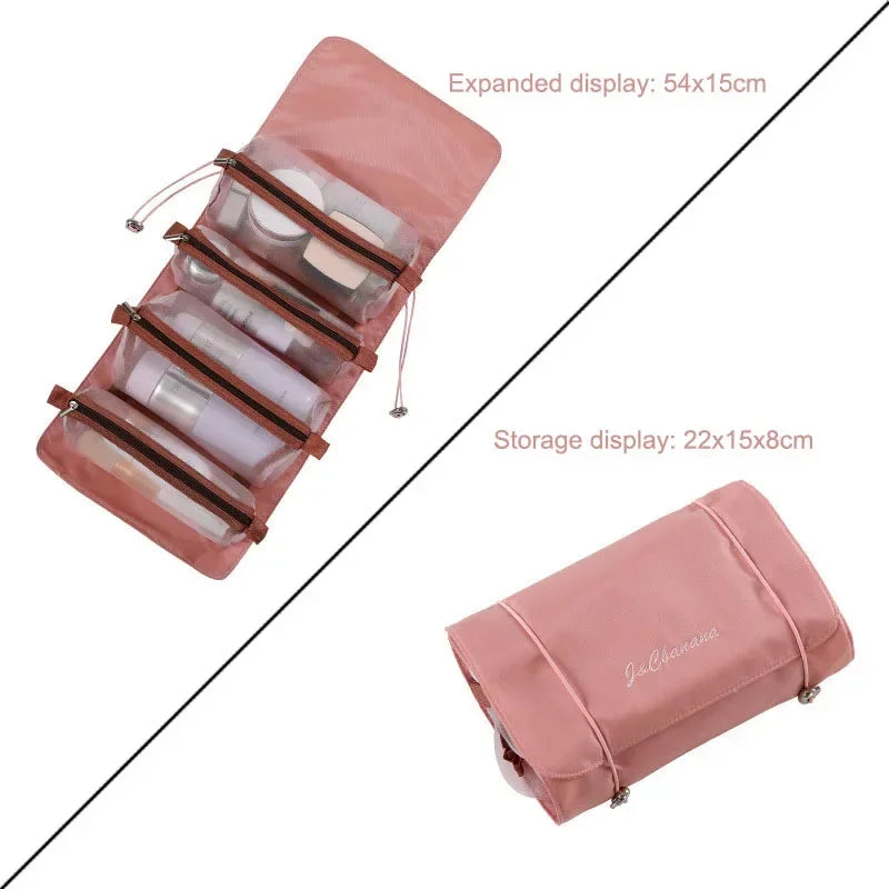 PU Leather Portable Travel Toiletry Bag