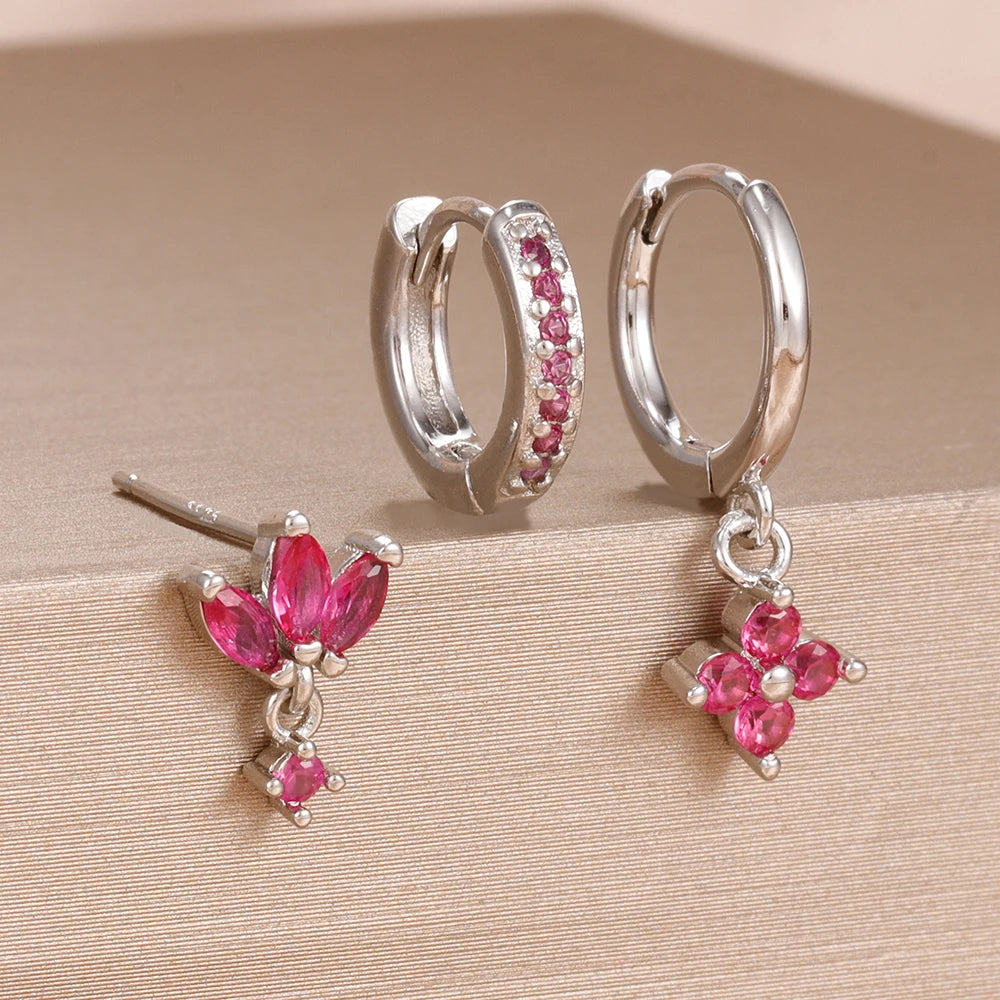 Flower Dangle Earring Piercing Jewelry