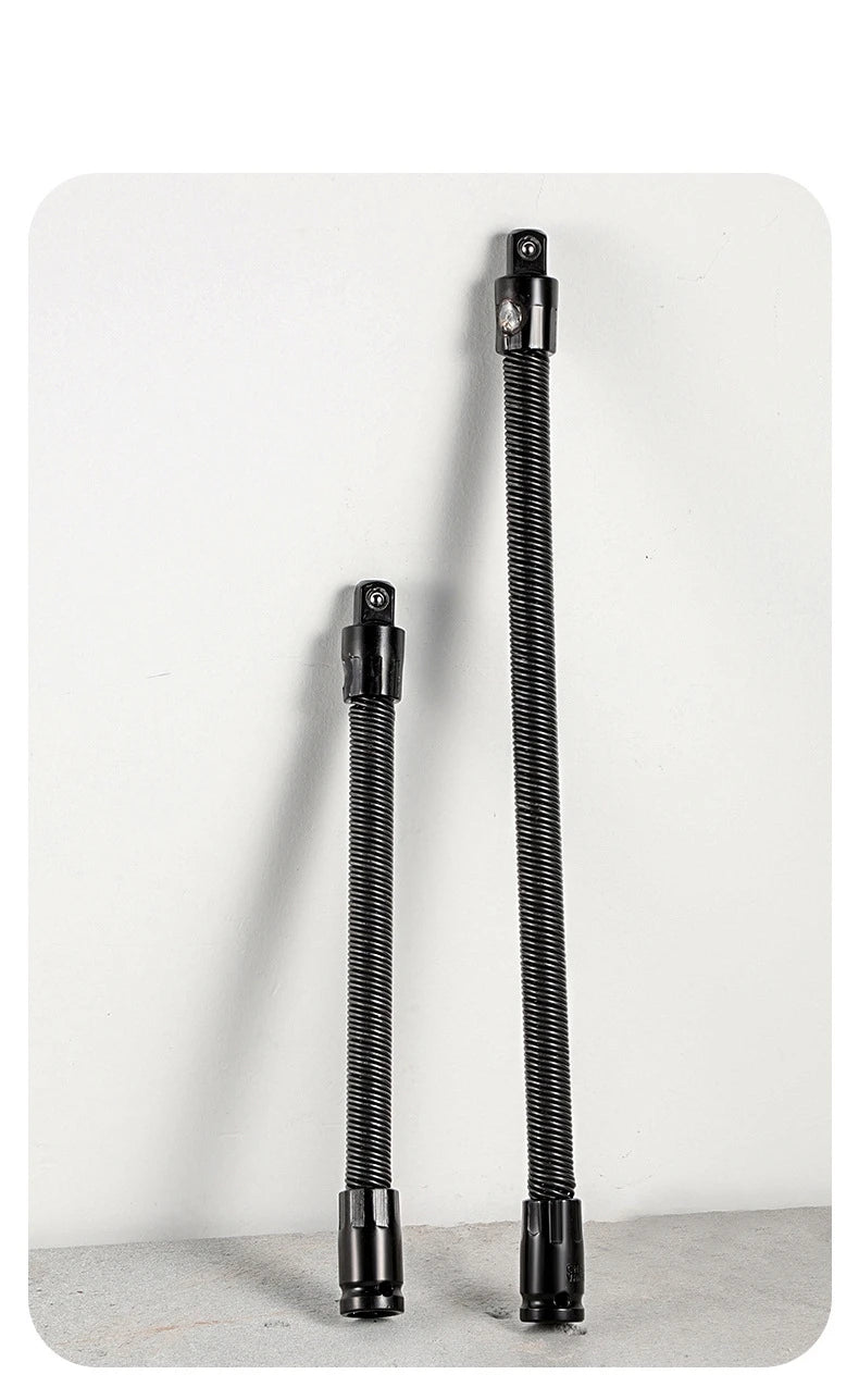 Flexible Socket Ratchet Wrench Extension Bar Motor Repair Tool 1/2Inch Driver Flexible Socket Extension Bar Wrench Extension Rod