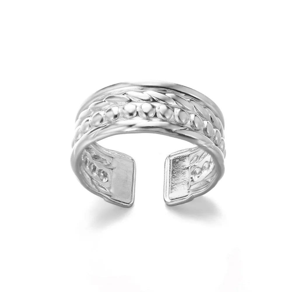 Stainless Steel Shell Rings for Women