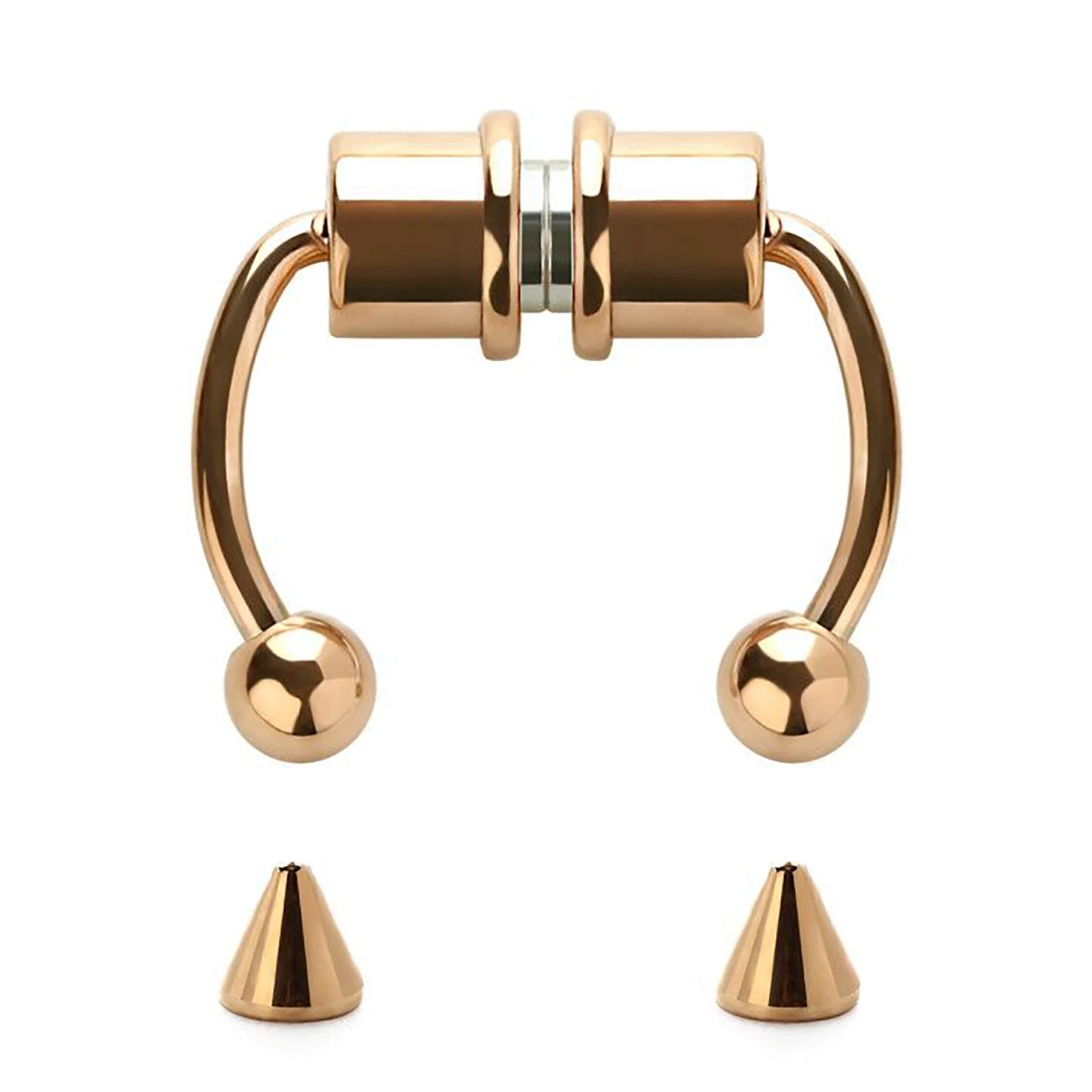 Stainless Steel Magnetic Nose Ring -
