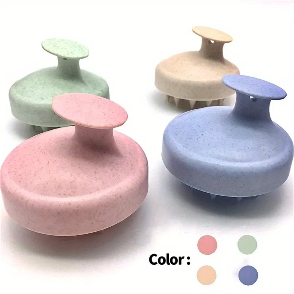 Silicone Shampoo Brush Body Massage Brush Bath Shower Brush