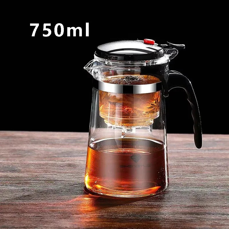 Glass Teapot Flower Tea Kettle
