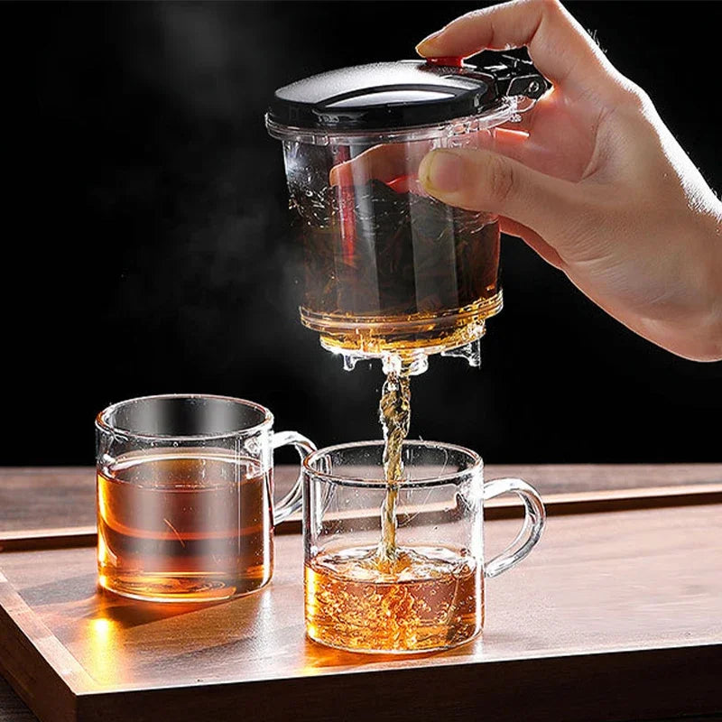 Glass Teapot Flower Tea Kettle