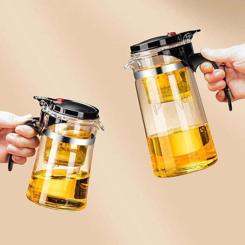 Glass Teapot Flower Tea Kettle