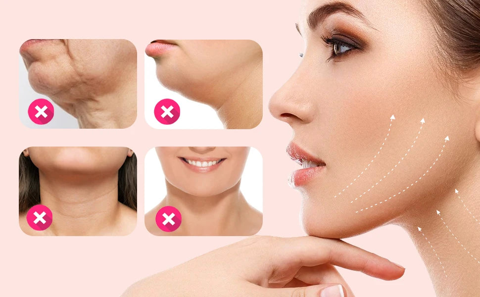 Chin Up Patch, Chin Strap, V Shaped Belt, V Shaped Face Mask for Sagging