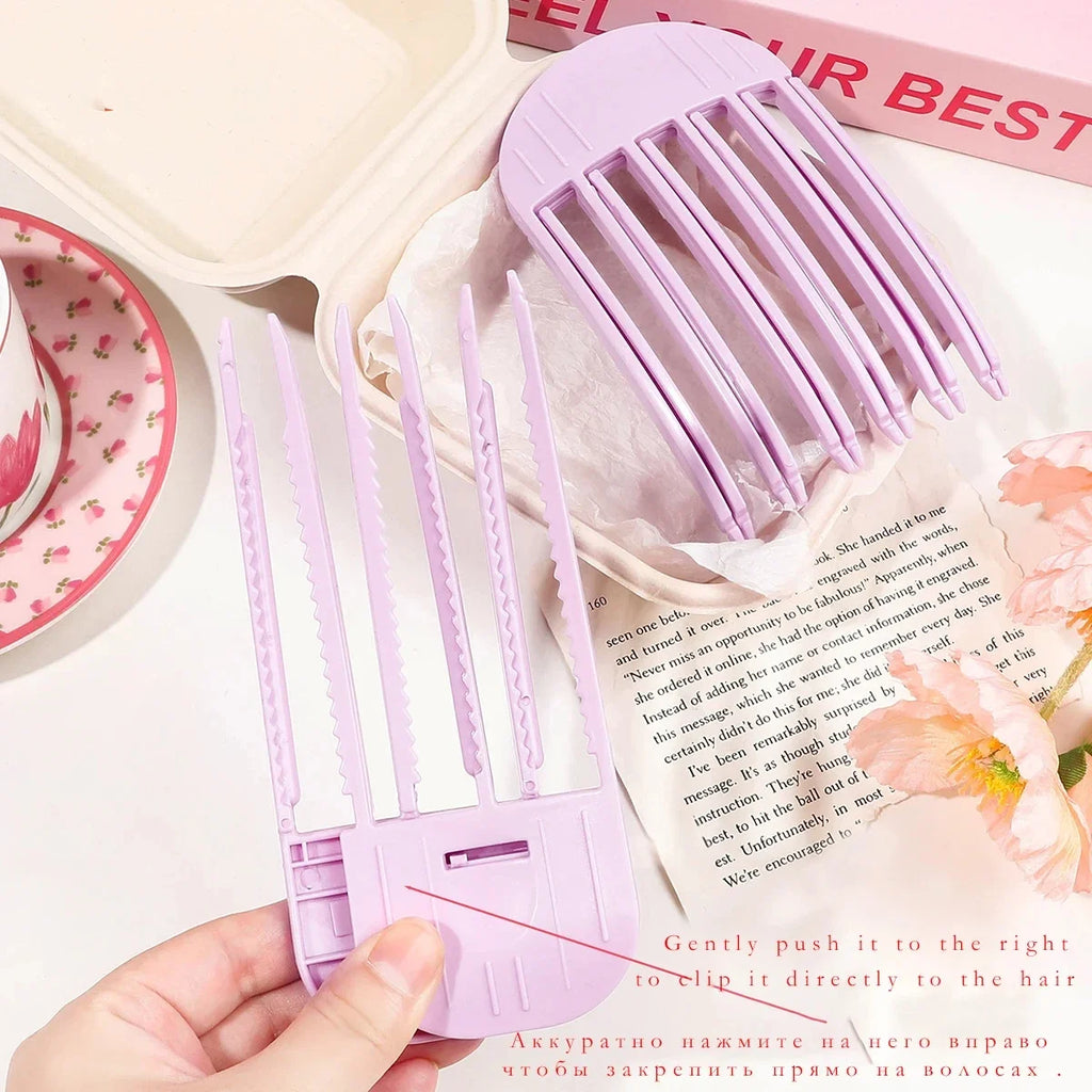 Fluffy  Volumizing Hair Clips Women Curling Fixed Shape Clips Fashion Volume Hair Roller