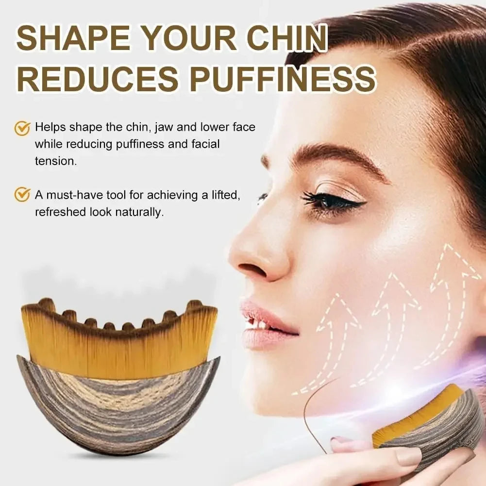 Ergonomic Mermaid-Line Face Sculpting Brush,