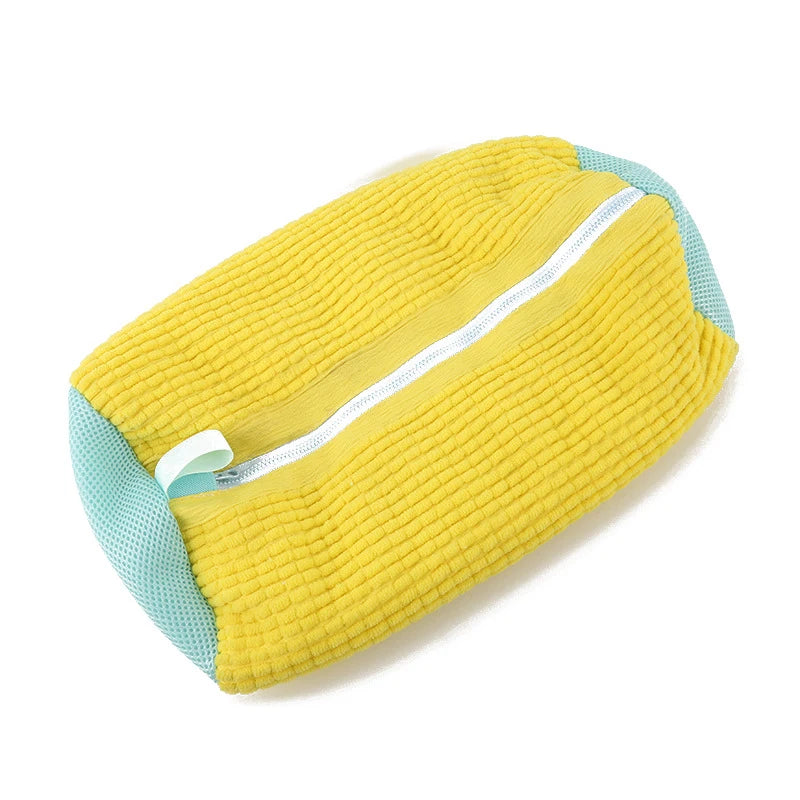 Washing Shoes Bag Cotton Laundry Fluffy Fibers Easily Remove Dirt Washing Bags Anti-Deformation Shoes Clothes Organizer