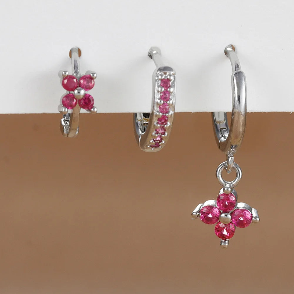 Flower Dangle Earring Piercing Jewelry