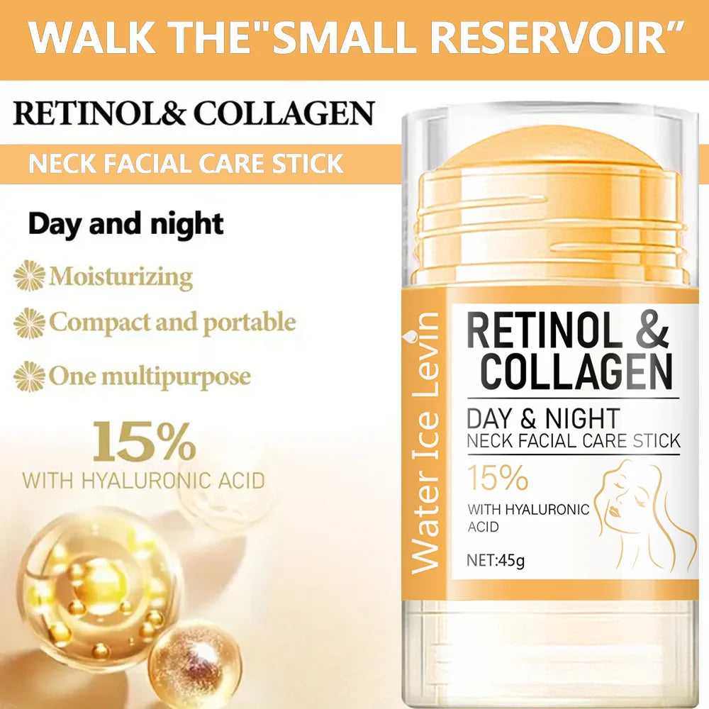 Retinol and Collagen Facial Neck Cream, Lifting Neck, Firming and  Moisturizing  Skin,