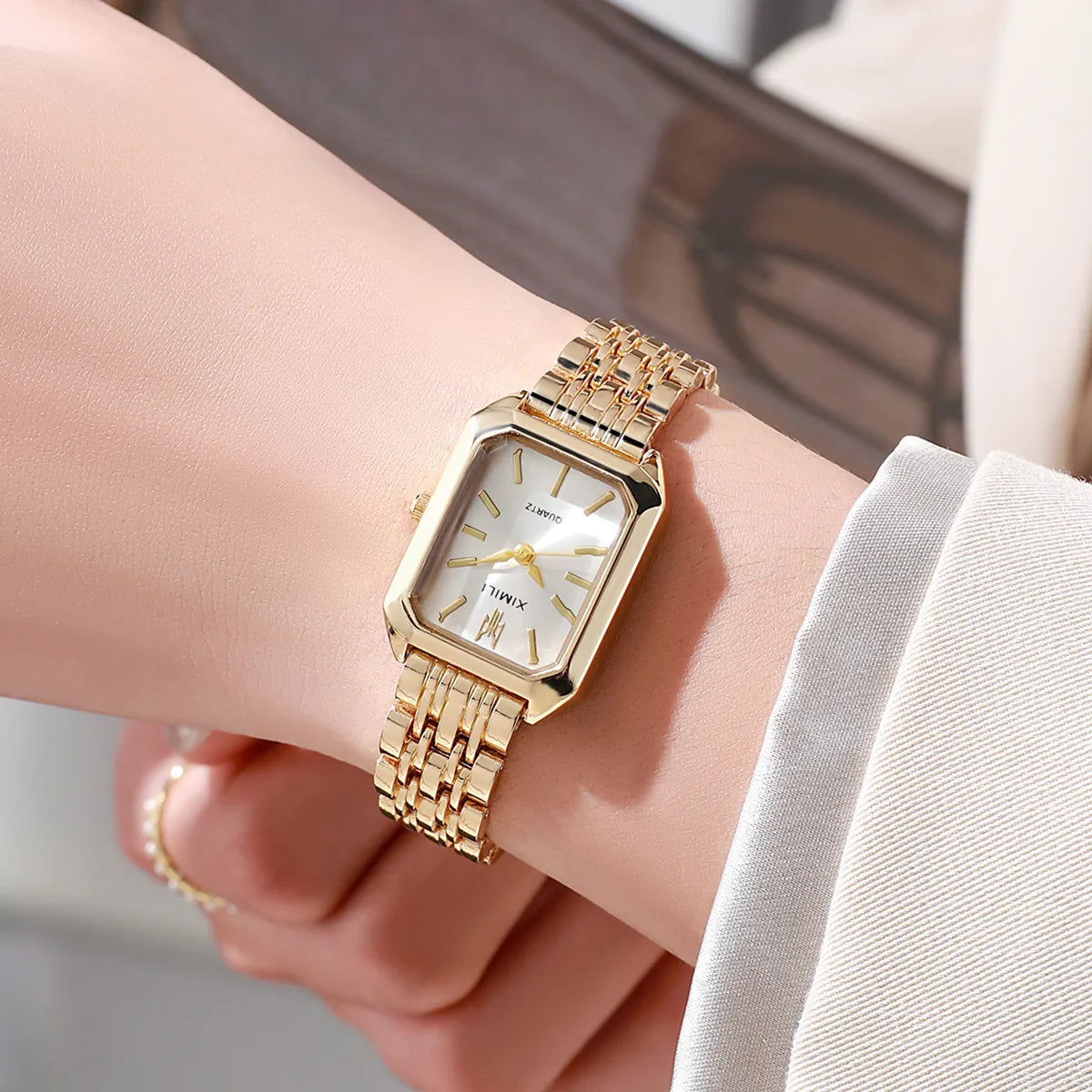 Fashion Rectangle Women Watches Ladies（Without Box）