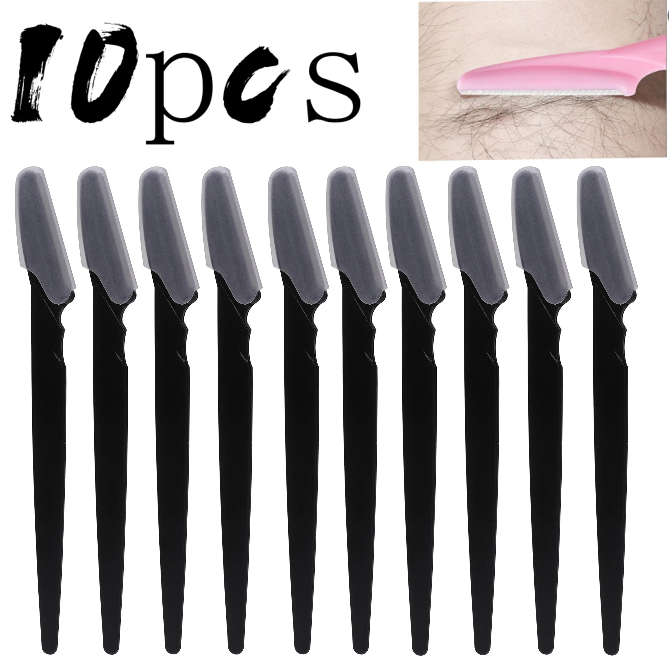 Eyebrow Hair Trimmer and Shaver with Protective Cover,