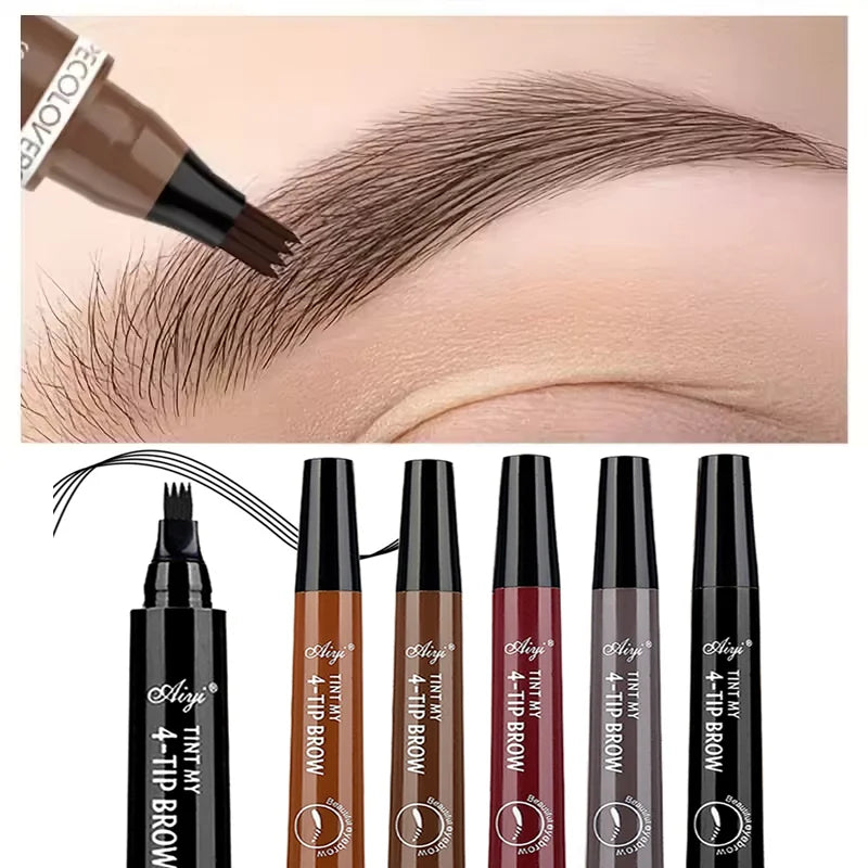 waterproof eyebrow pencil natural long-lasting eyebrow makeup five colors