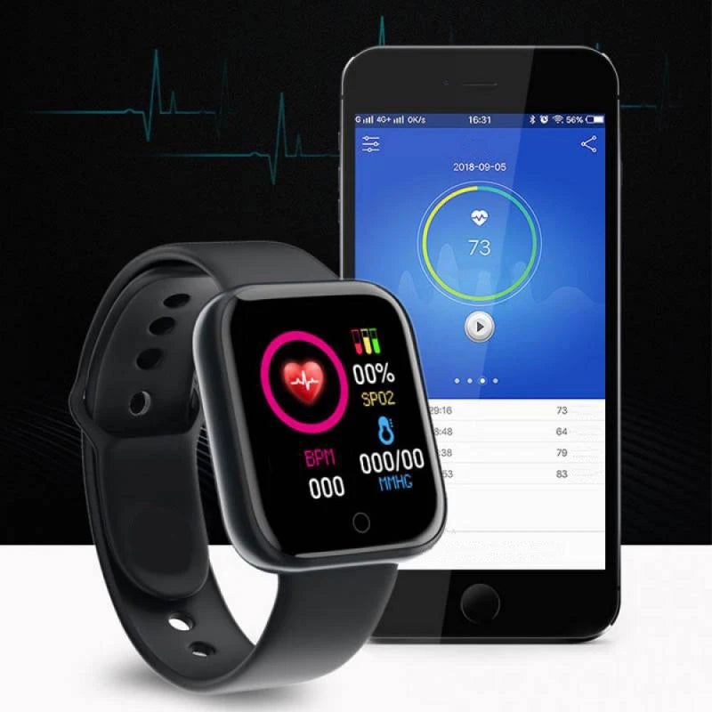 Smart Watches Women Men Bluetooth Connected Phone Music Fitness Sports Bracelet Sleep Monitor