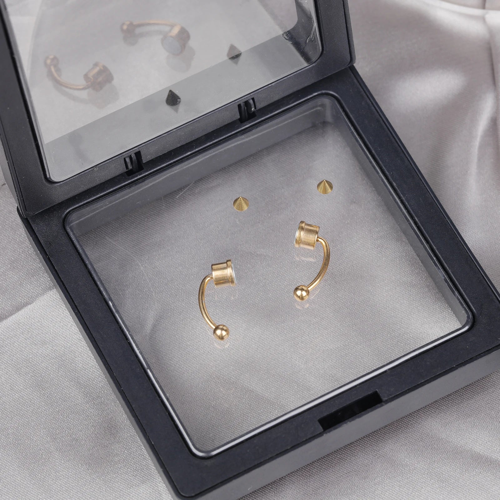Stainless Steel Magnetic Nose Ring -