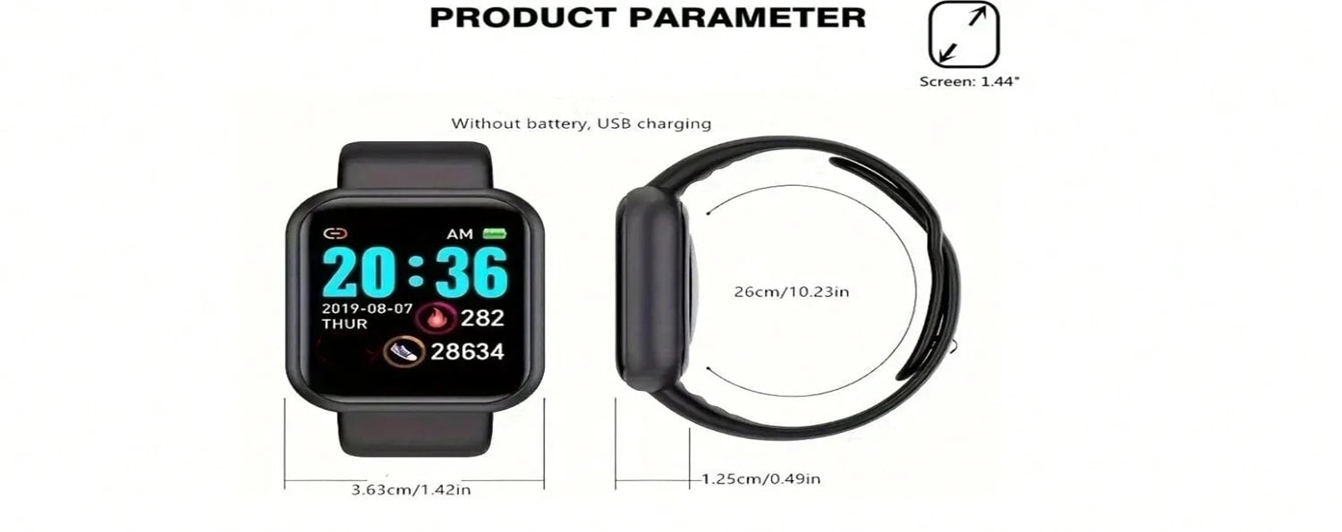 Smart Watches Women Men Bluetooth Connected Phone Music Fitness Sports Bracelet Sleep Monitor