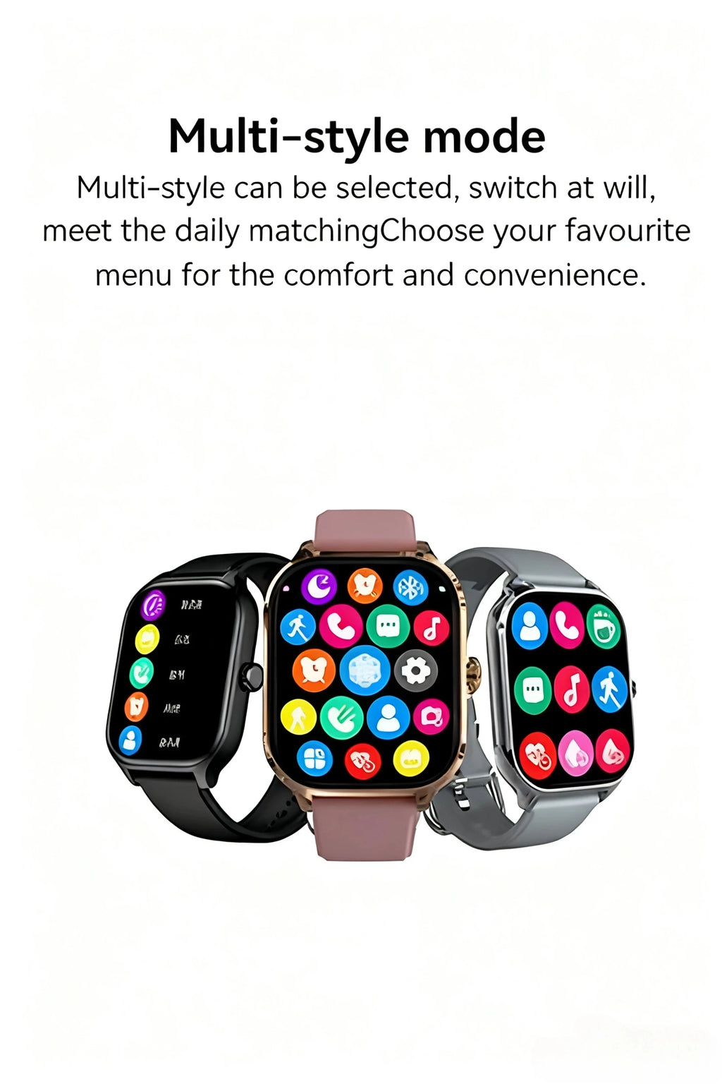 Intelligent Watch Bluetooth Call Remote Photography Sleep Monitoring Multiple Sports Modes Heart Rate Blood