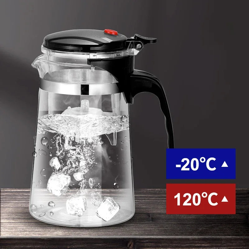 Glass Teapot Flower Tea Kettle