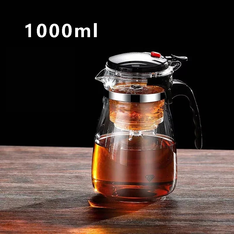 Glass Teapot Flower Tea Kettle