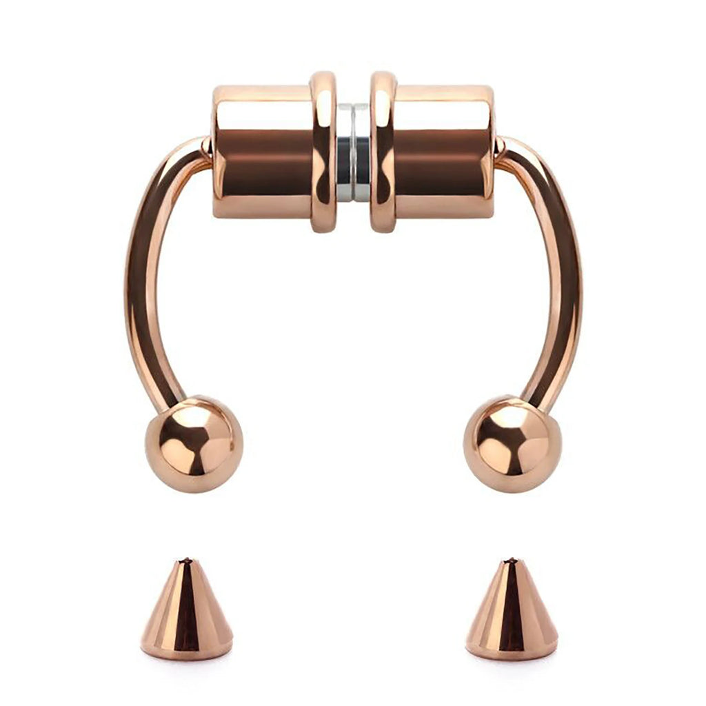 Stainless Steel Magnetic Nose Ring -