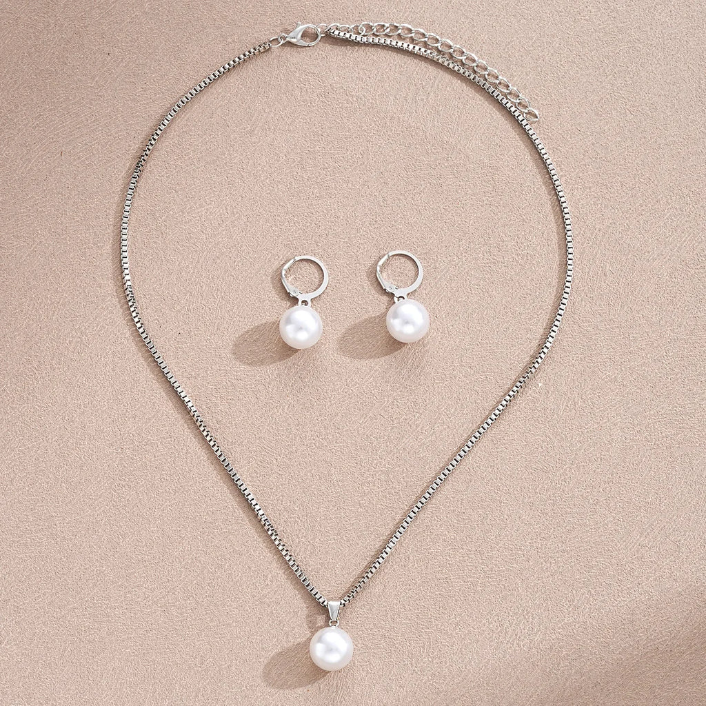Jewelry Set For Women Dangle Earrings Pendant Necklace
