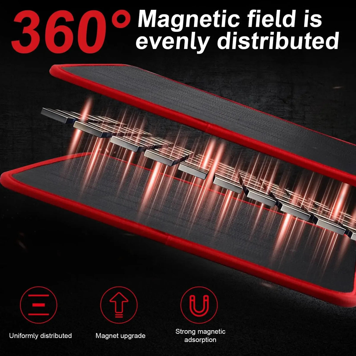 Magnetic Tool Pad Flexible Storage Mat Workshop Auto Repair Tool Holder Nut Screw Driver Wrench Quick Organize Suction Board