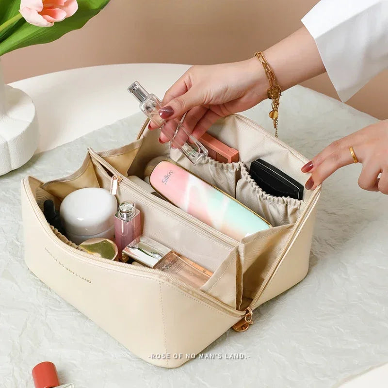 PU Leather Portable Travel Toiletry Bag