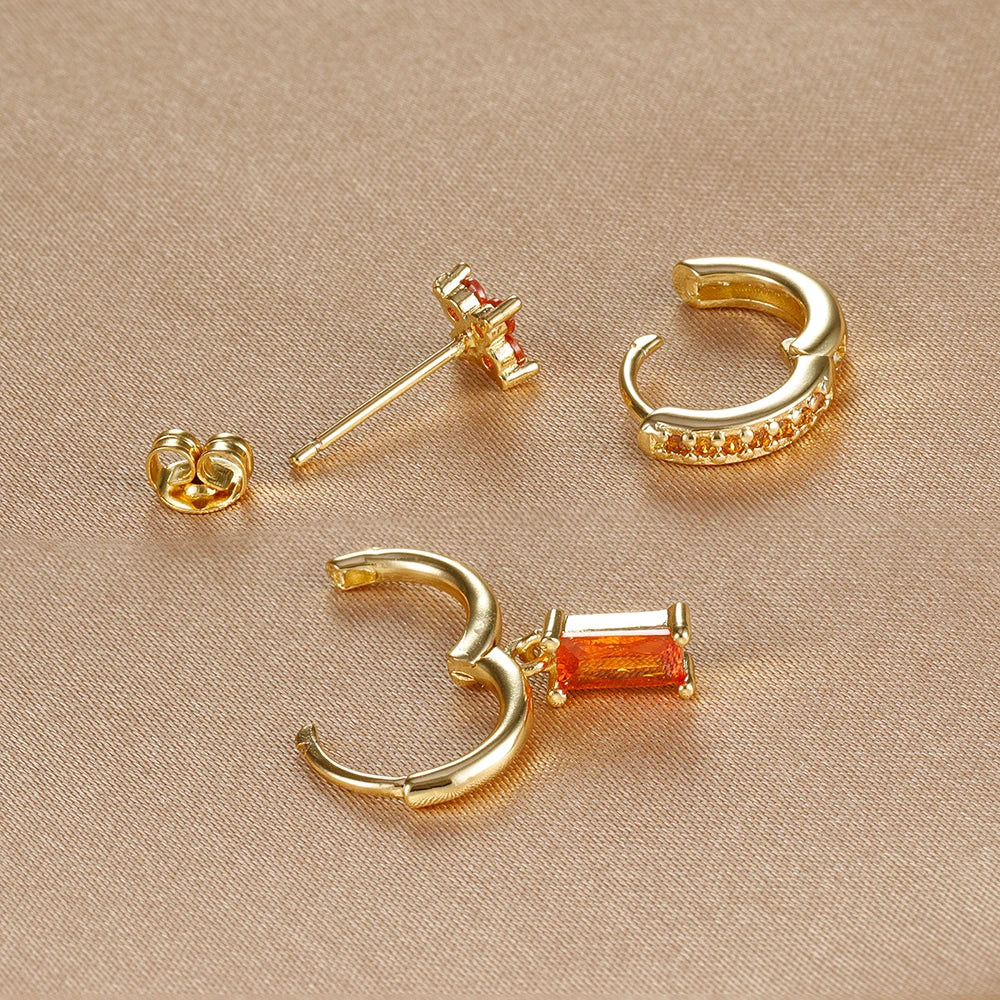 Flower Dangle Earring Piercing Jewelry