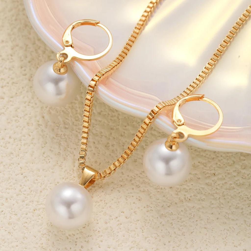 Jewelry Set For Women Dangle Earrings Pendant Necklace