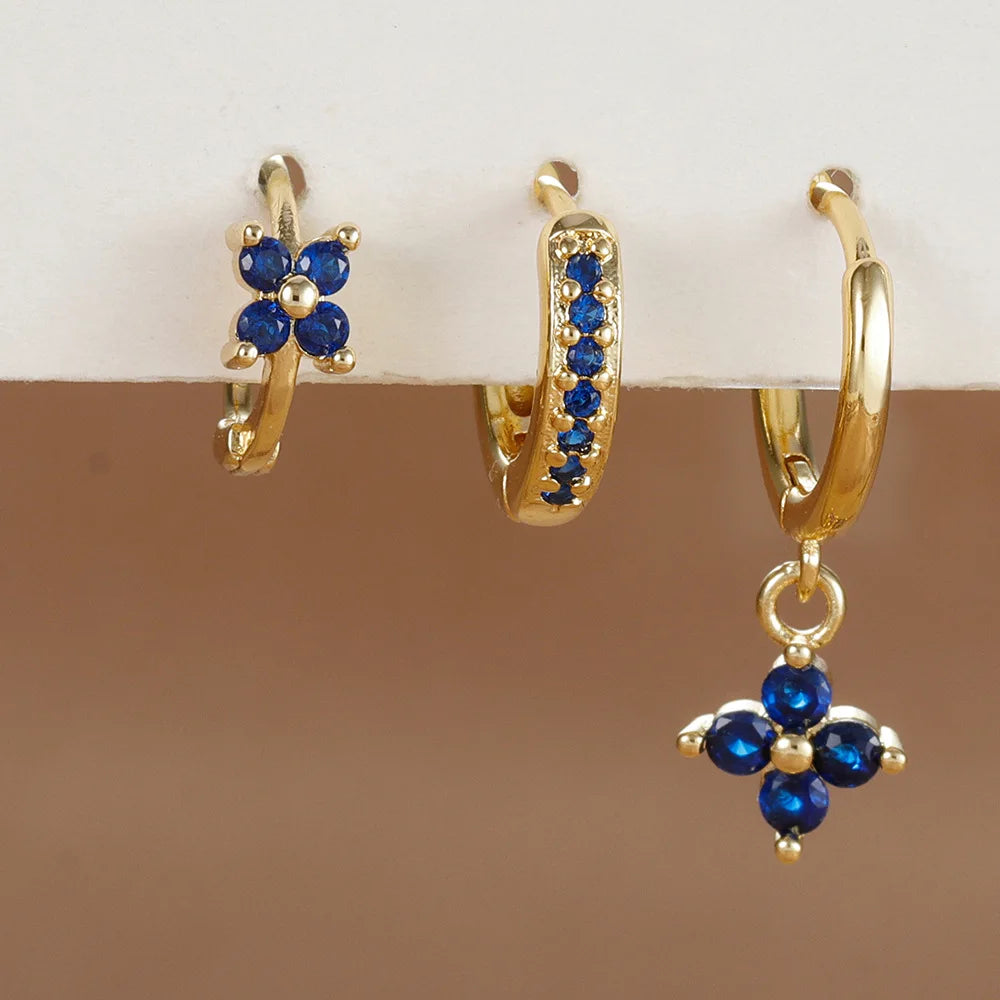 Flower Dangle Earring Piercing Jewelry