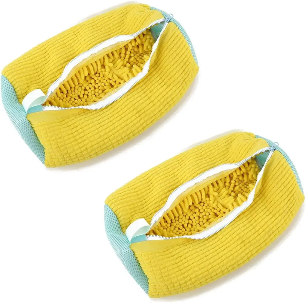 Washing Shoes Bag Cotton Laundry Fluffy Fibers Easily Remove Dirt Washing Bags Anti-Deformation Shoes Clothes Organizer